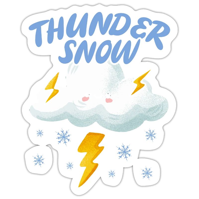 Thunder Snow Lover Eiskalte verschneite Wintersaison