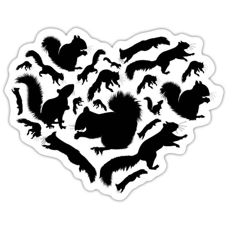 Eichhörnchen mit Eichhörnchen, süßes Eichhörnchen