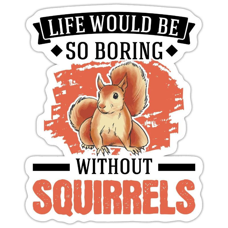 Eichhörnchen Geschenk Squirrel Grauhörnchen