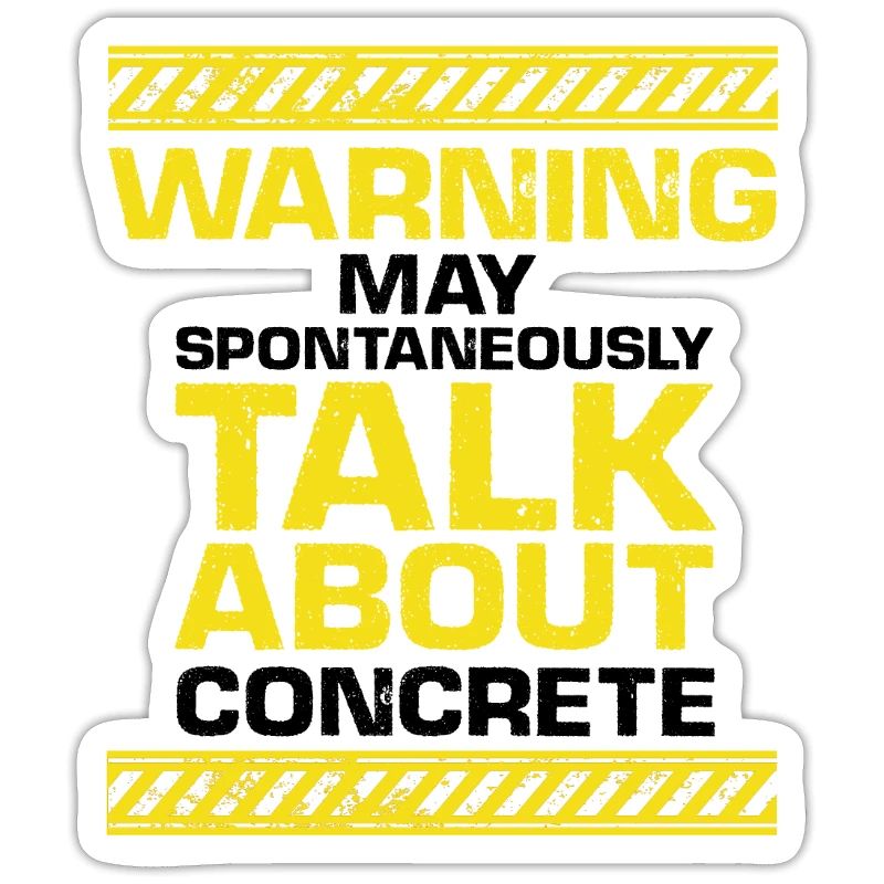 Concrete builder design for construction workers and construction site
