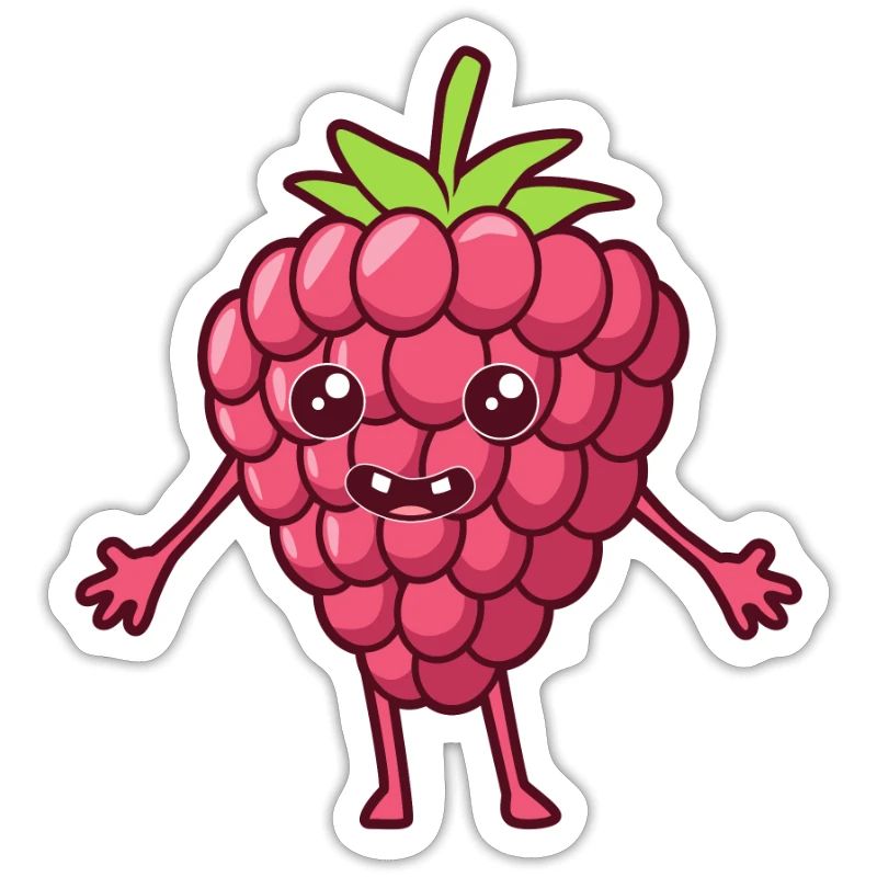 Kawaii Comic Raspberry
