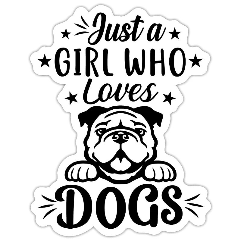NUR EIN MÄDCHEN, DAS HUNDE LIEBT