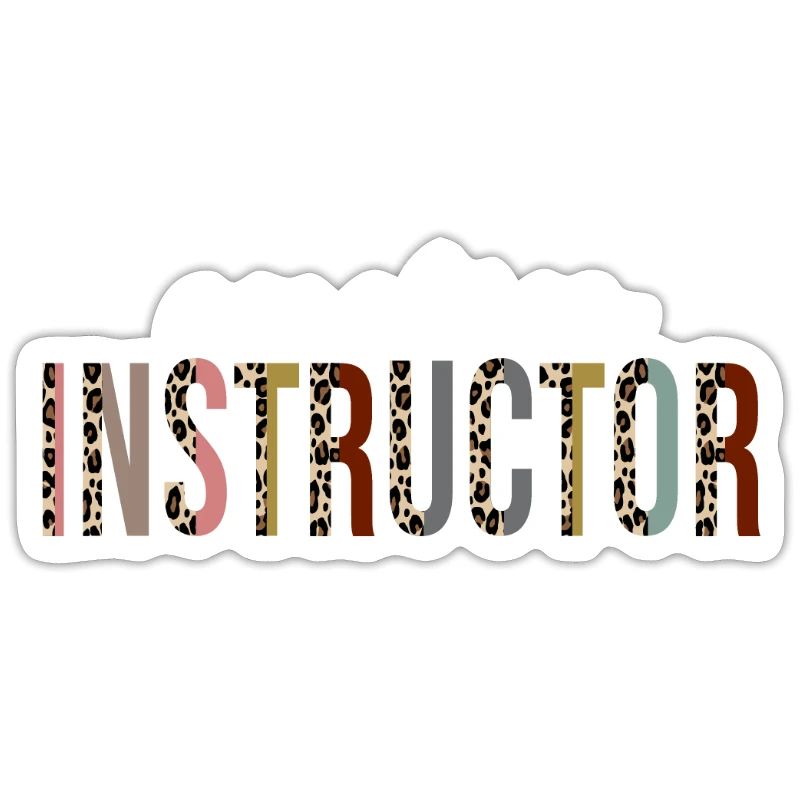 Aerobics Instructor Leopard Print Funny Gift