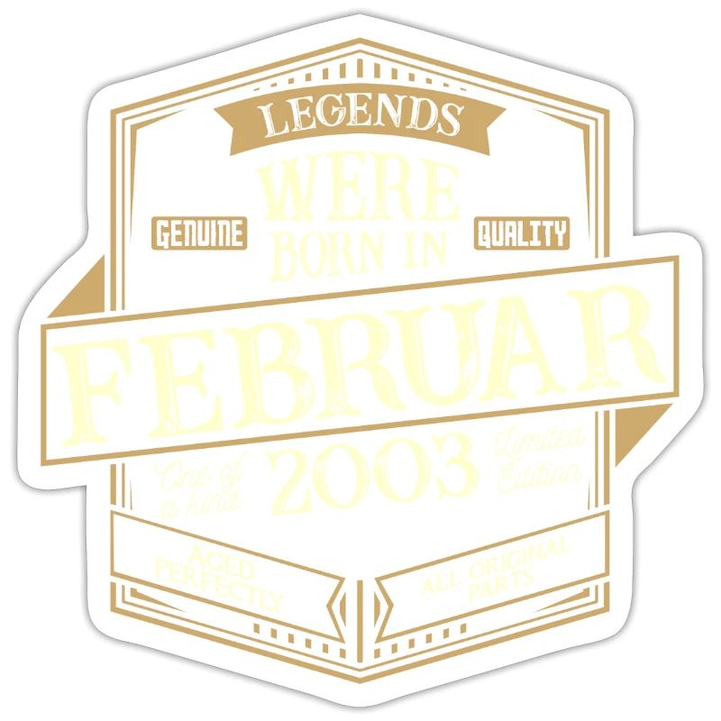 Februar 2003 Geburtstag Mann