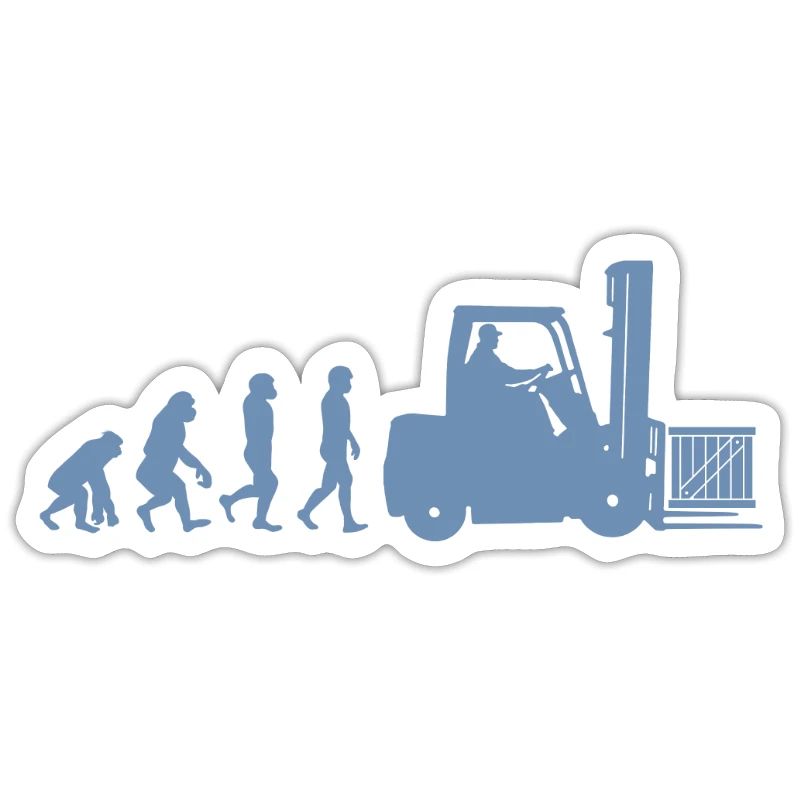 Evolution eines Staplerfahrer