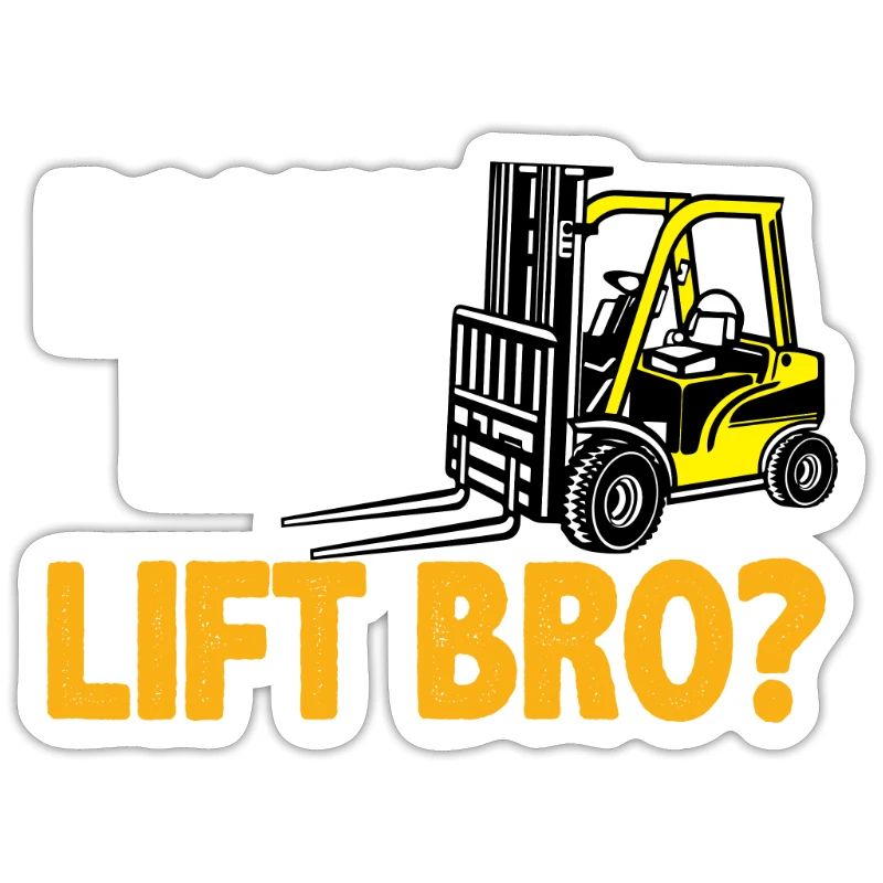 Forklift driver operator funny design