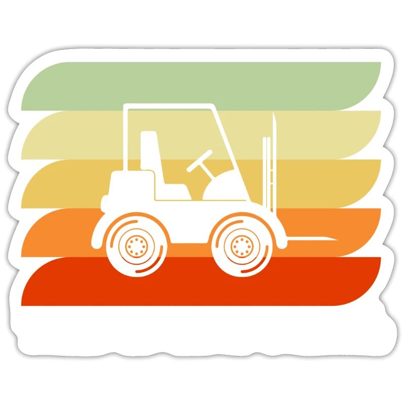 Forklift driver operator funny design