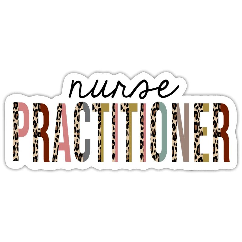 Krankenschwester Practitioner Leopard Print lustig