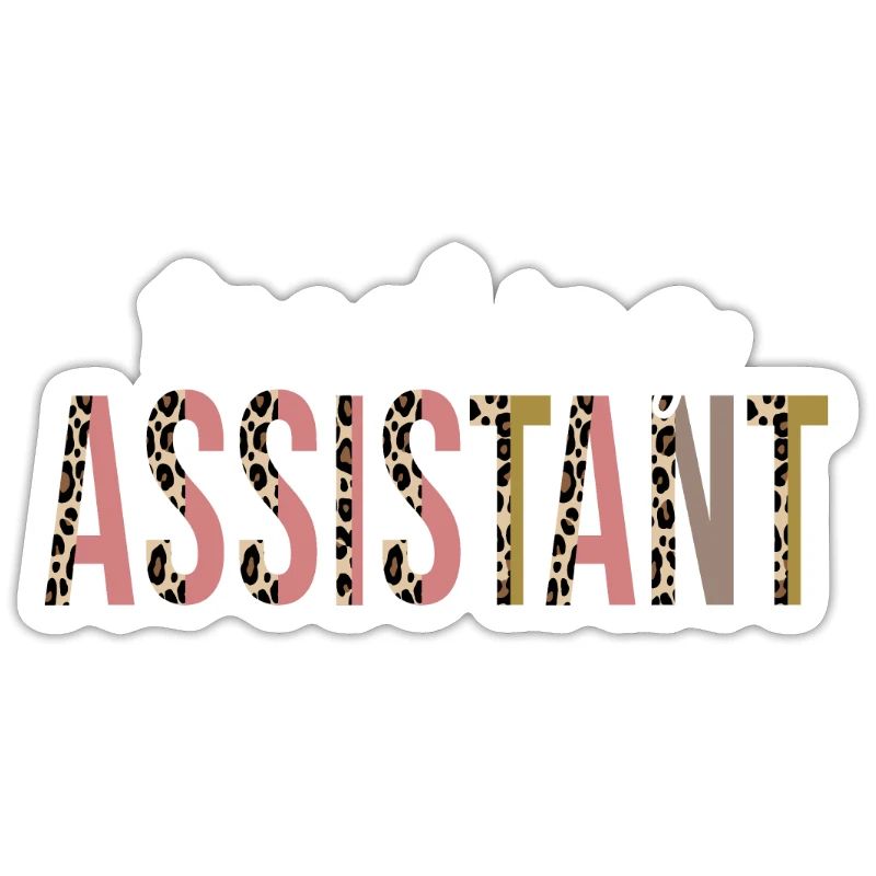 Teaching Assistant Leopard Print Funny Gift