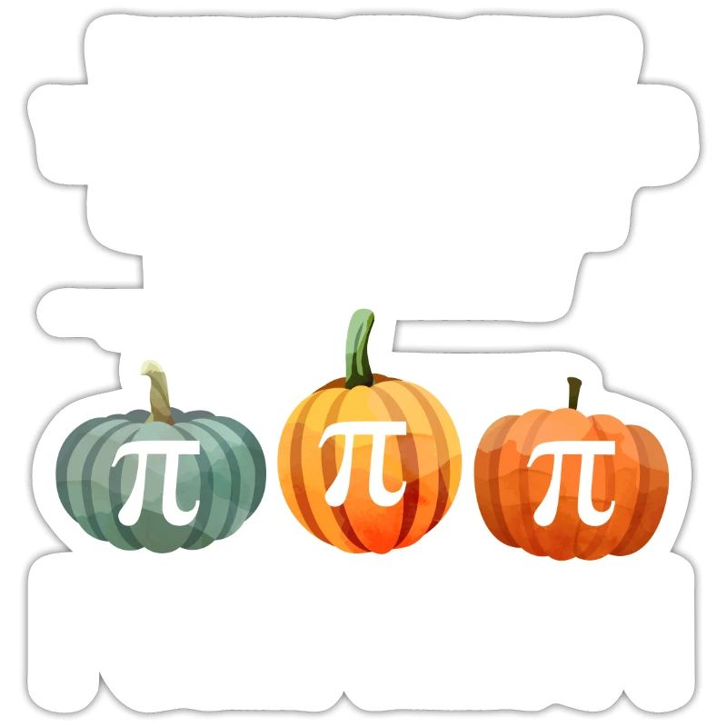 Pumpkin PI Halloween Funny Math