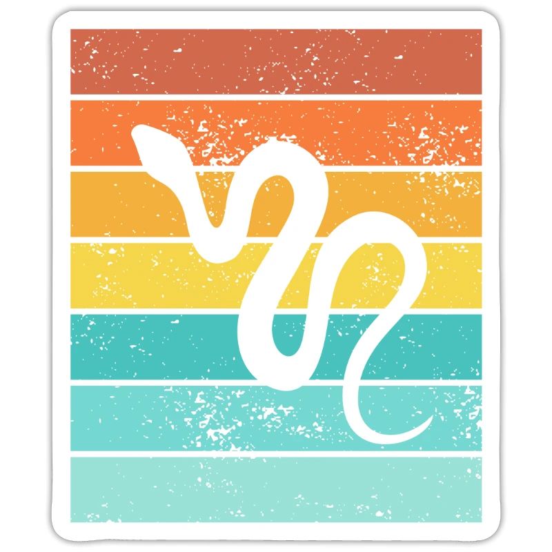 Snake Retro Reptile Python Gift idea