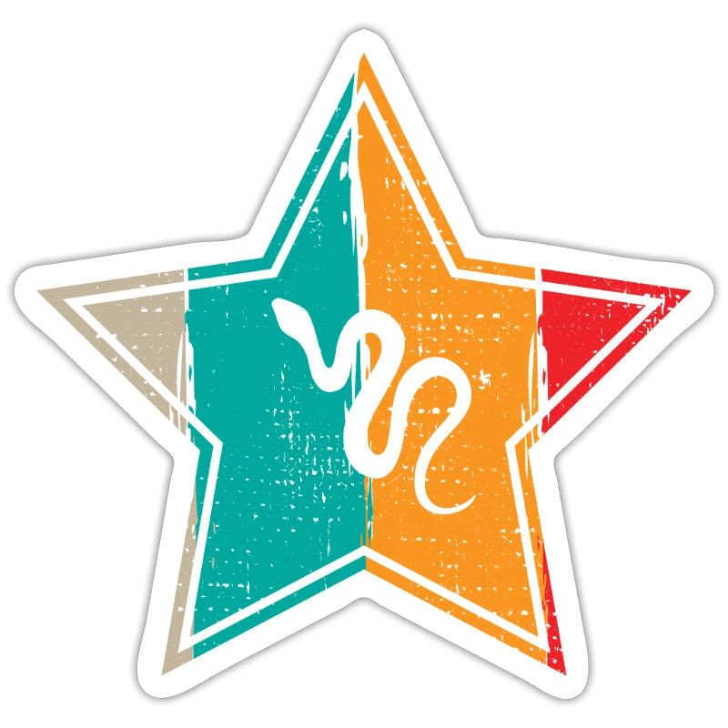 Snake Retro Reptile Python Idée cadeau