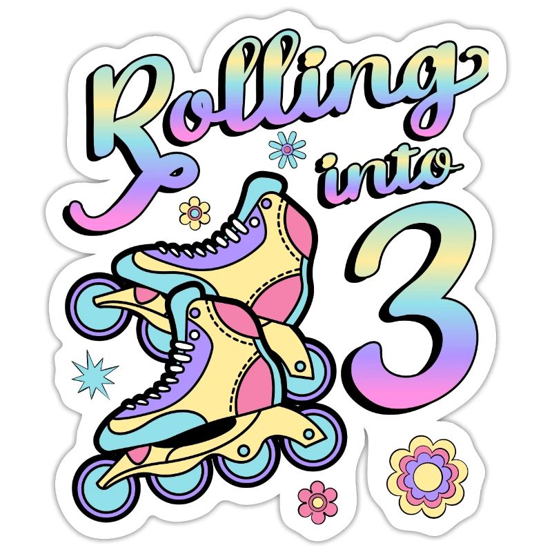 Rolling Into 3 Roller Skaters Skates 3rd year