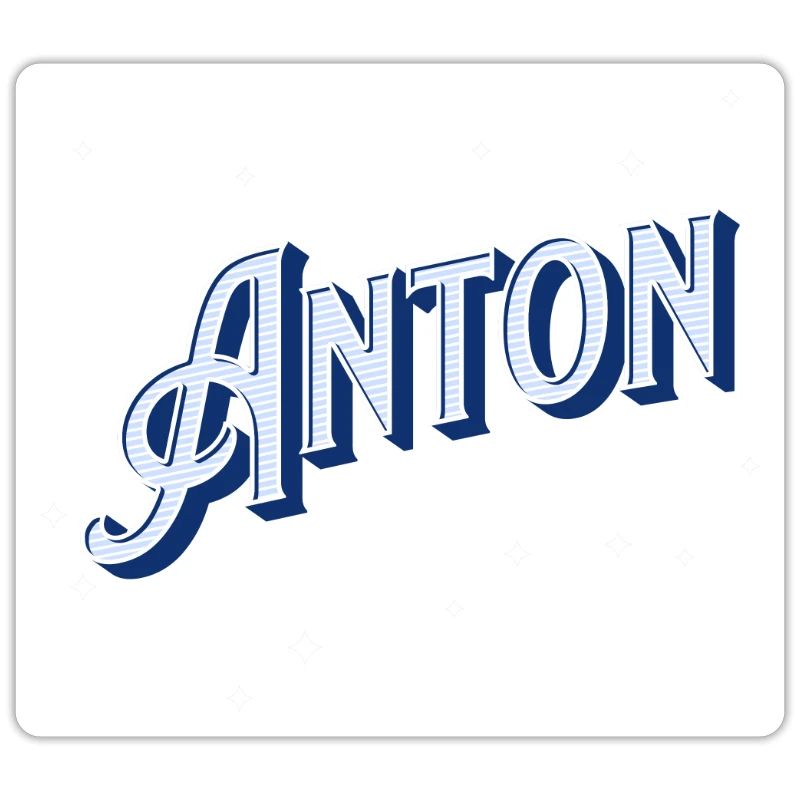 Anton name personalized