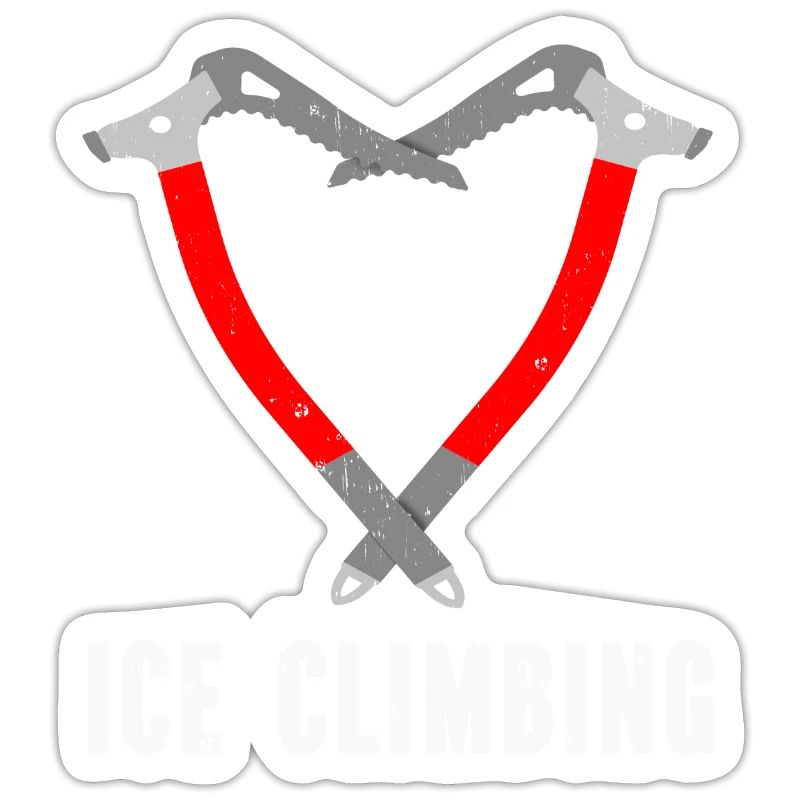 Ich Liebe Eisklettern Eiskletterer Eispickel