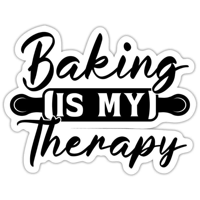 Baking Is My Therapy Baker Bakery Chef Cake Bake