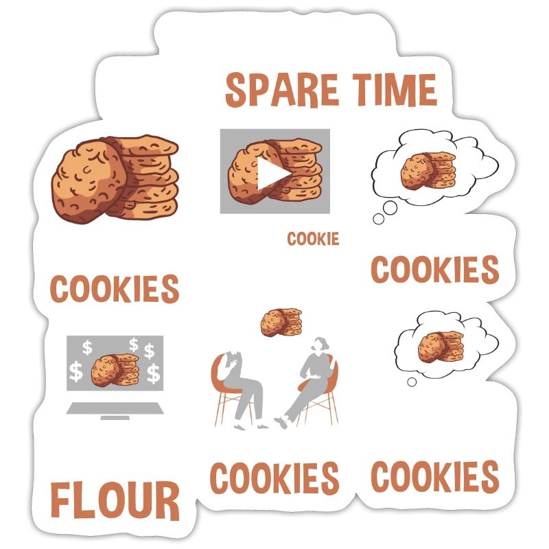 Cuire des choses que je fais dans mon cookie de temps libre