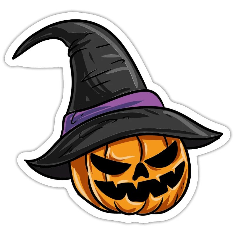 Pumpkin Witch Hat