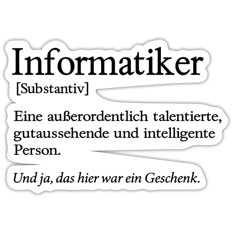 Informatiker Talent Programmierer IT Informatik