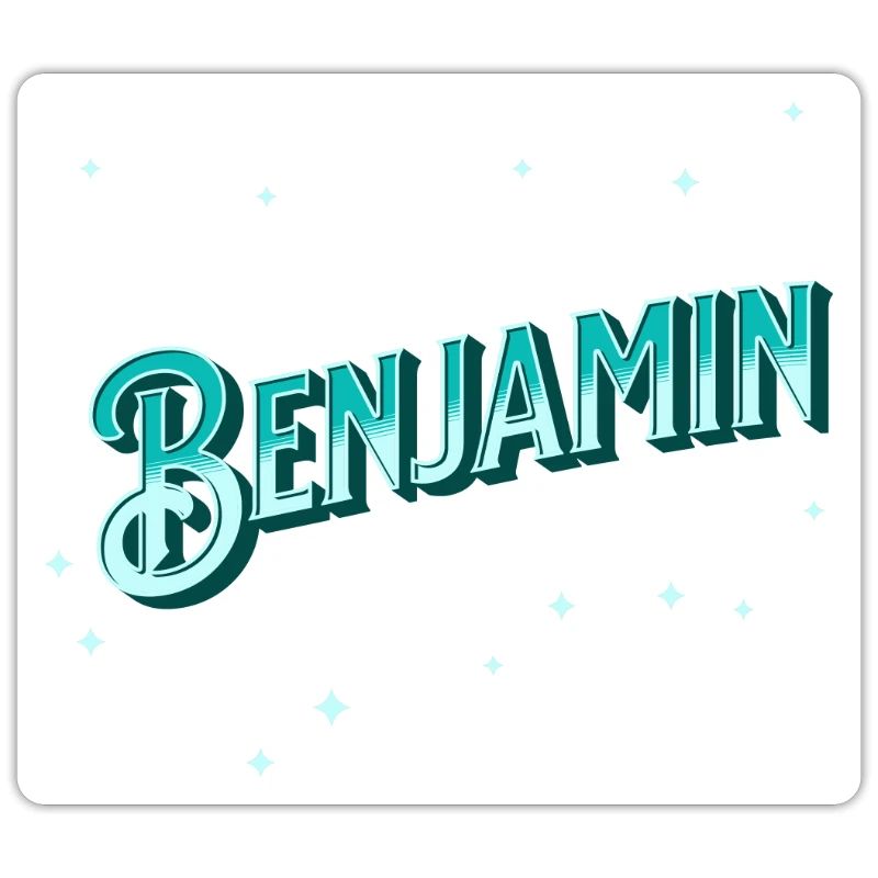 Benjamin name personalized