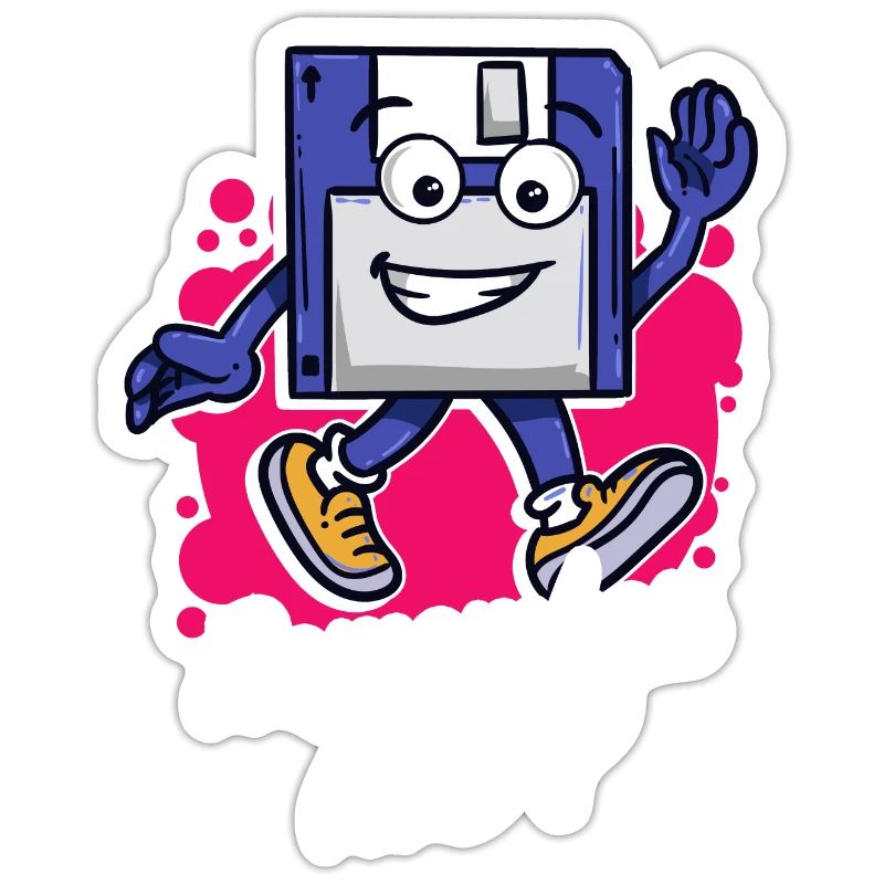 Programmierer Retro-diskette Floppy disc