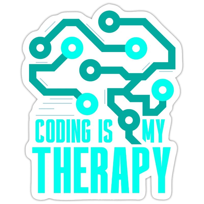 Programmieren Ist Meine Therapie Coding Code Coder