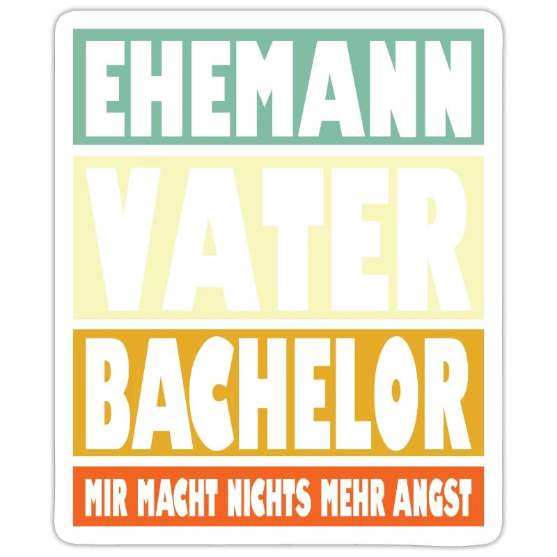 Bachelor Vater Ehemann Held