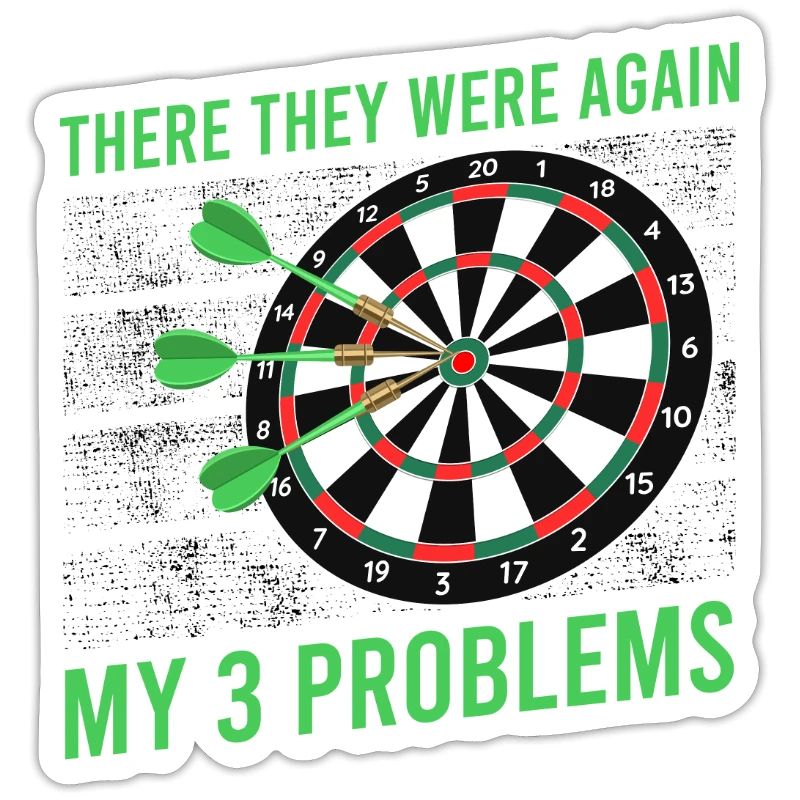 There are again my 3 problems darts darts player