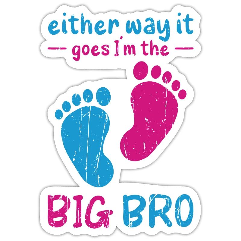 So oder so geht es, ich bin der große Bruder - Gender-Enthüllung