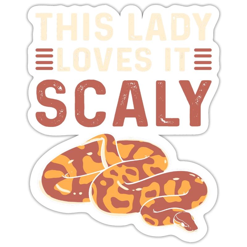 Cette dame l’aime écailleux. Roi Python