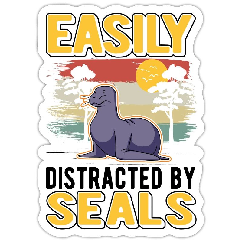 Easily distracted by Seal Robbe Seelöwe