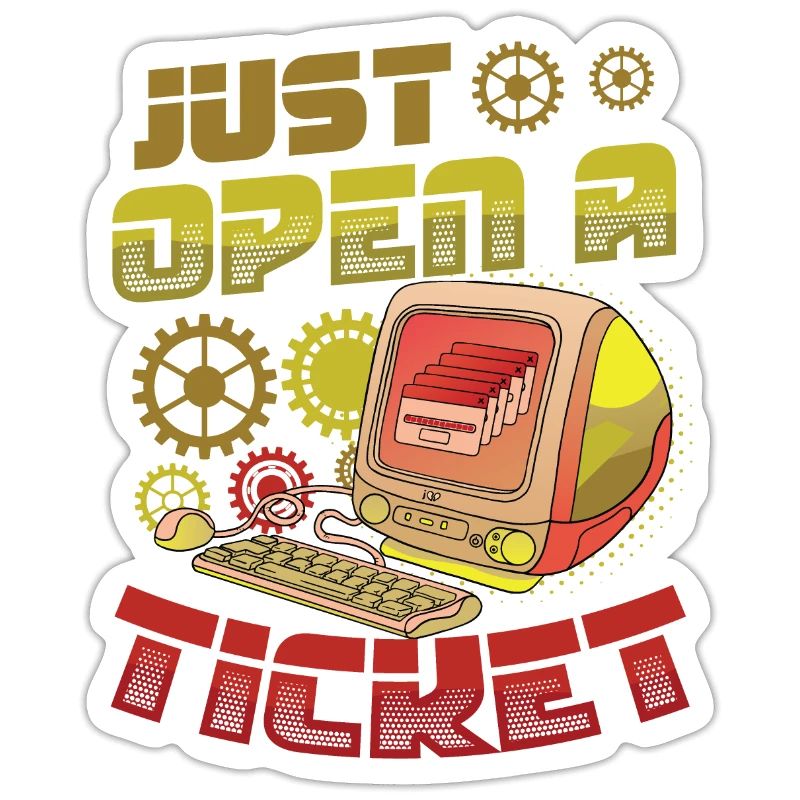 Just open a ticket Help Desk Tech Support