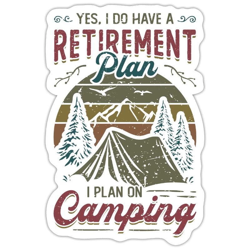 Ruhestandsplan Camping, Ruhestandscamper.