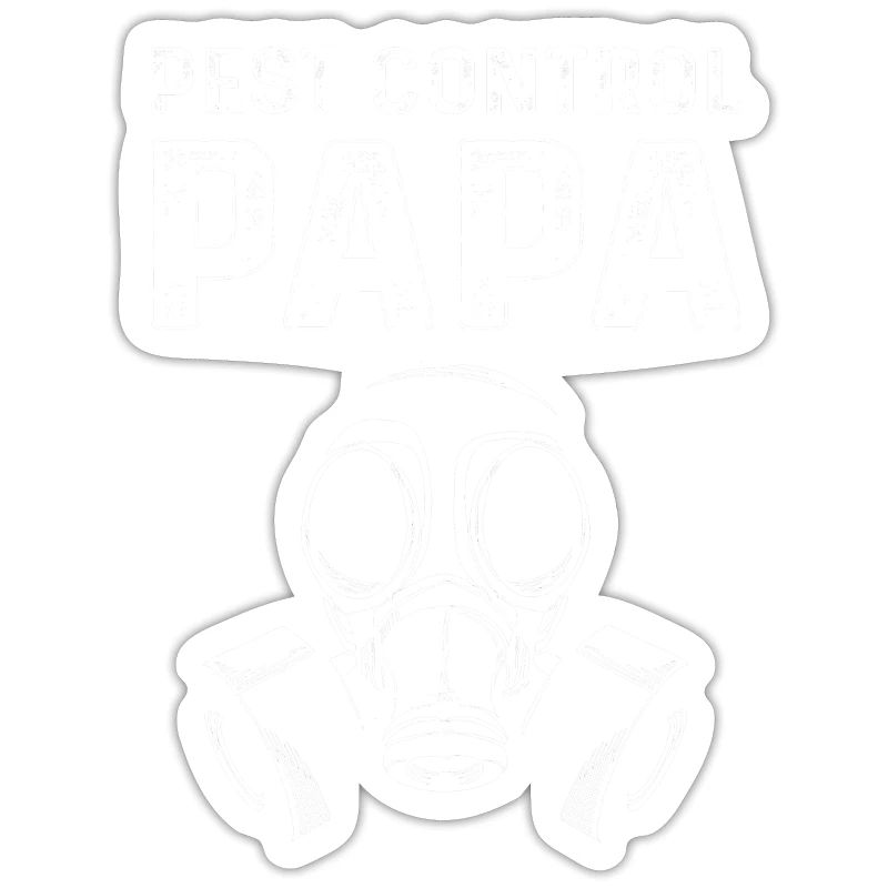 Schädlingsbekämpfung Papa. Exterminator Dad.