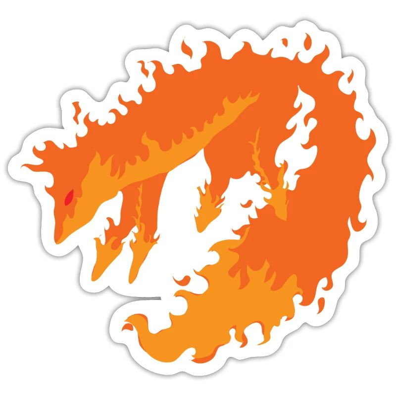 Fire Fox Burning Fox Wilderness Fox