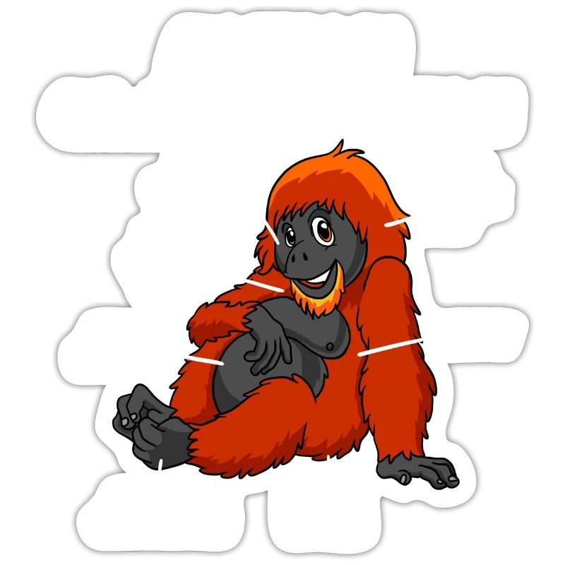 Anatomie eines Orang-Utans