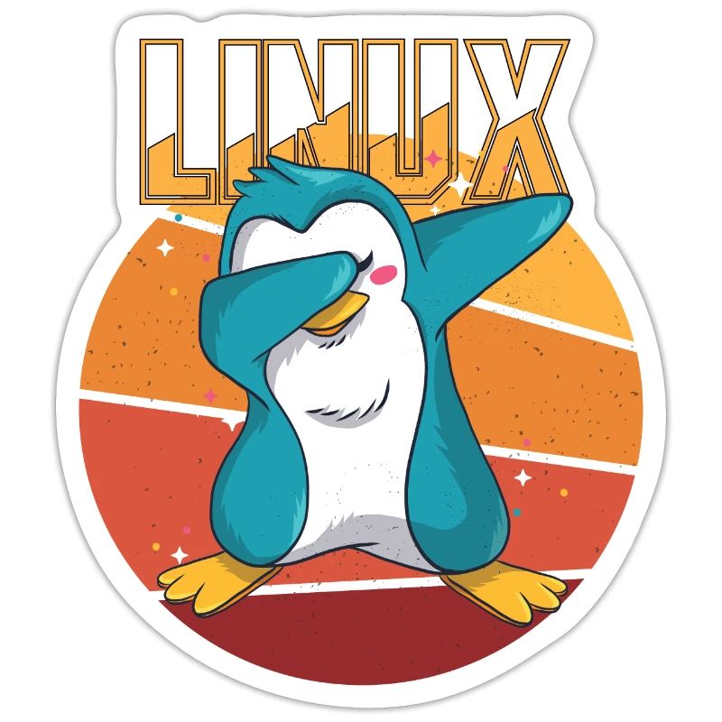 Geek Linux Root Party Penguin Nerd Programmeur Comp
