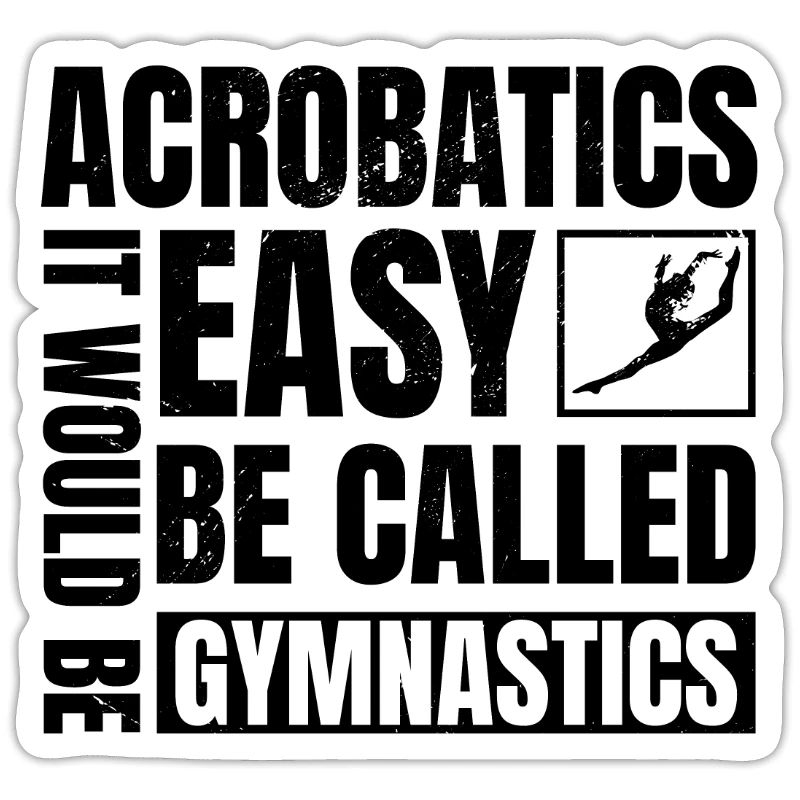 Evolution Graphic Gymnast Gymnastics Acrobat Acrob