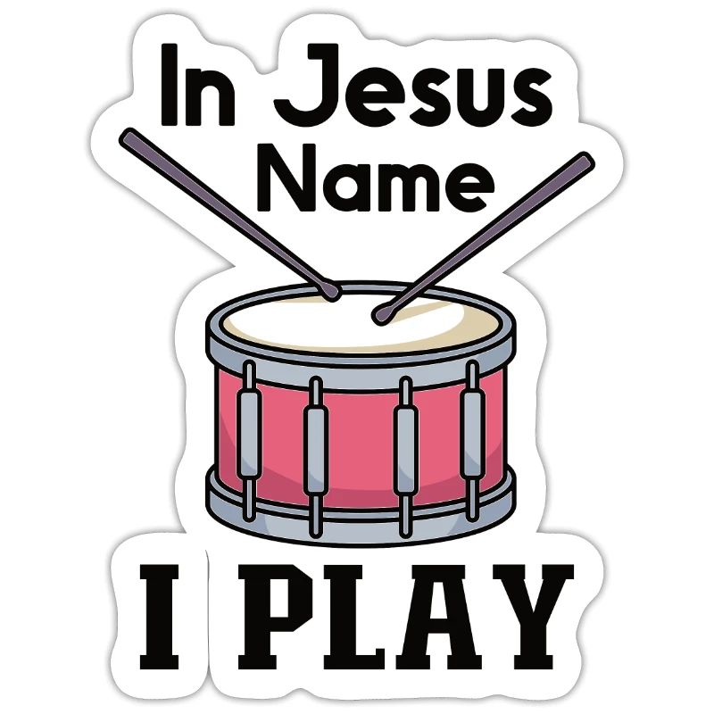 Drum Player Jesus Drum set Pick Jesus Drums Player