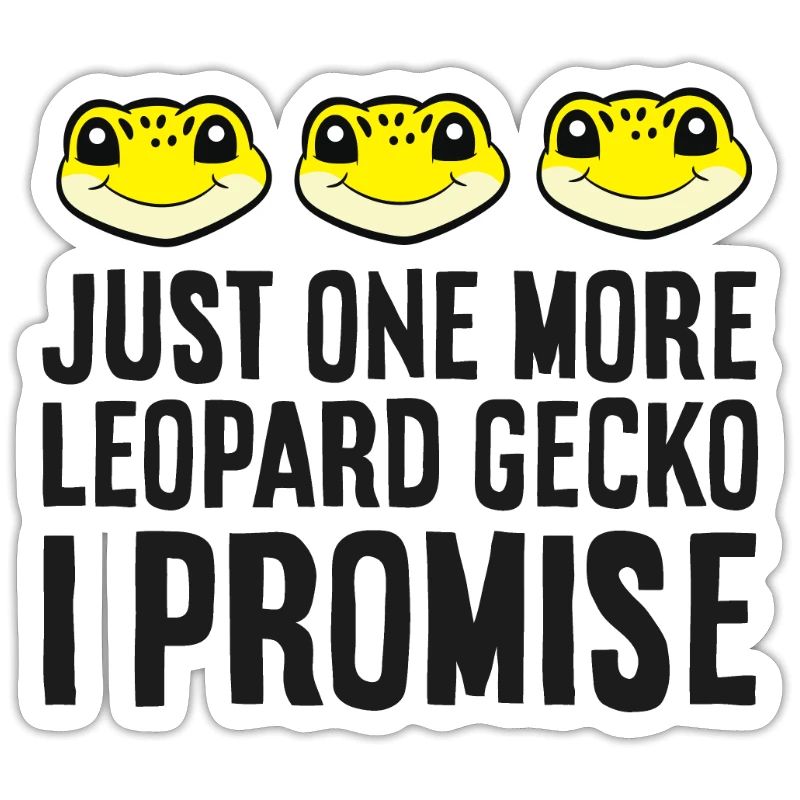 Plus qu’un gecko léopard que je promets