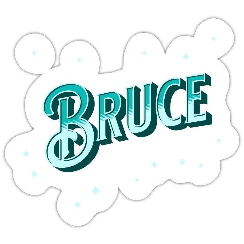 Bruce name personalized
