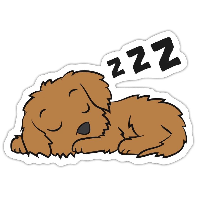 Cockapoo Hund Pyjama Lustig Schlafender Cockapoo