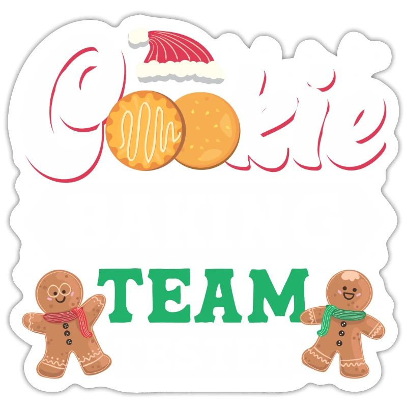 Cookie Christmas Baking Team Tester For Baker