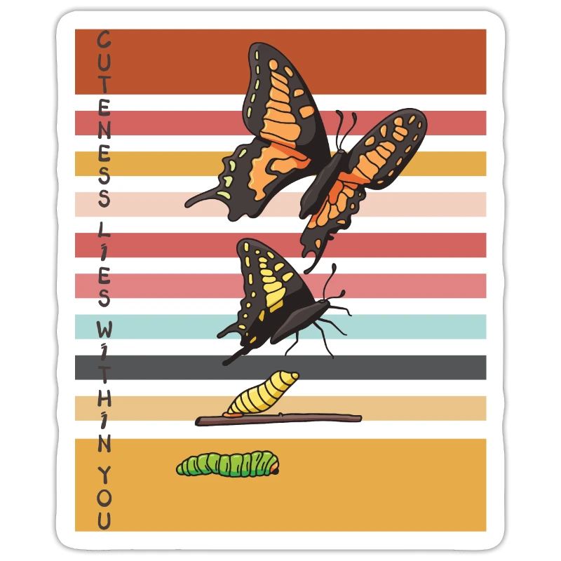 Niedlicher Schmetterling Evolution Schmetterlinge