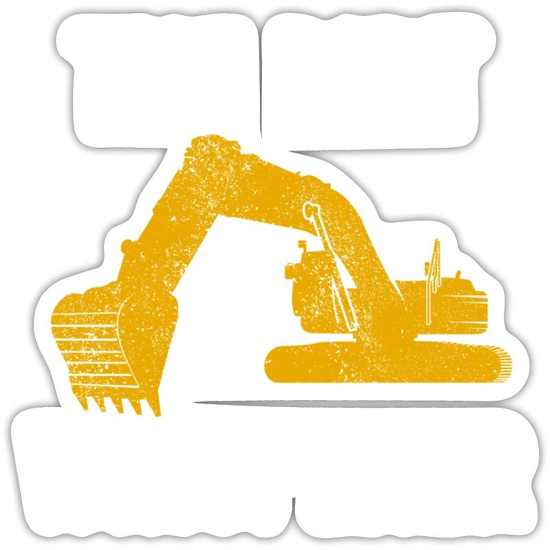 Ouvrier de la construction de pelle hydraulique travail de machine de construction