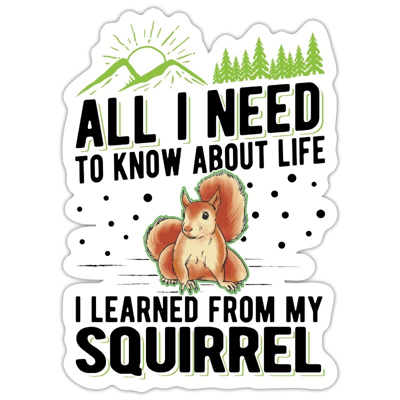 Eichhörnchen Geschenk Grauhörnchen Squirrel