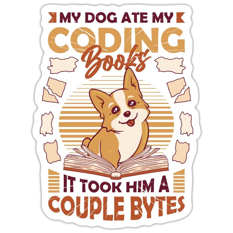 Hund Bytes Code Computer Witz Programmierung
