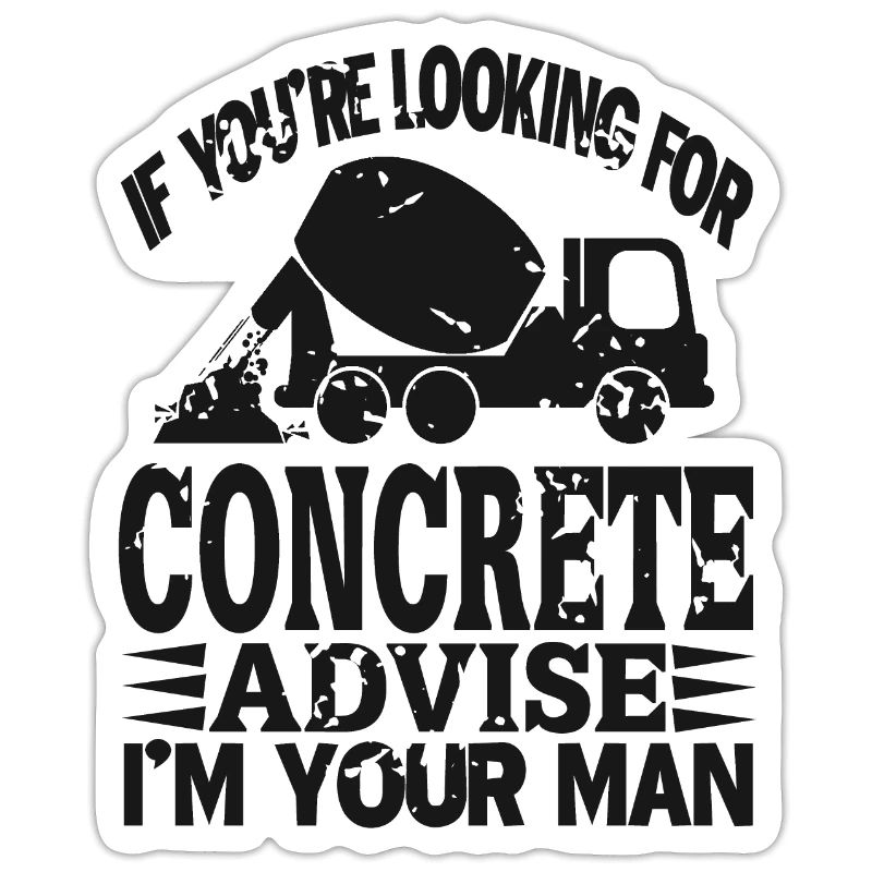 Concrete construction design for construction workers and construction site