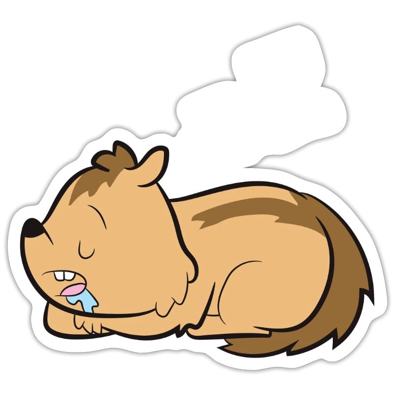 Chipmunk Tired Chipmunk Pyjama Chipmunk