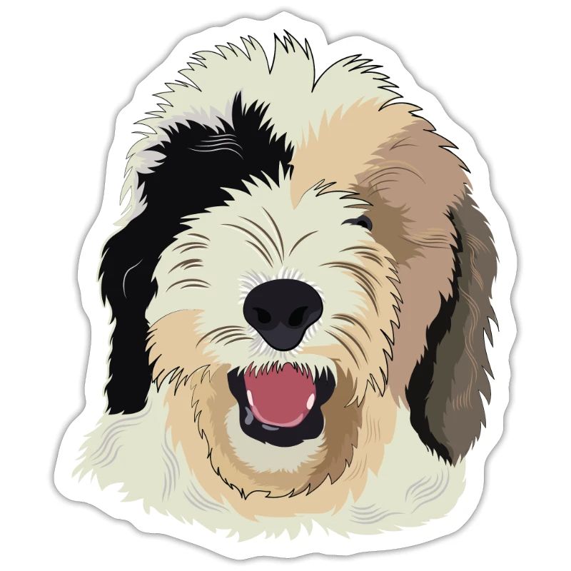 Sheepadoodle Hund Geschenk